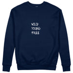 Young Wild Free Sweatshirt - Lacivert - ön görünüm