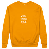 Young Wild Free Sweatshirt - Turuncu - ön görünüm