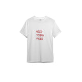 Young Wild Free Tişört - Beyaz - ön görünüm