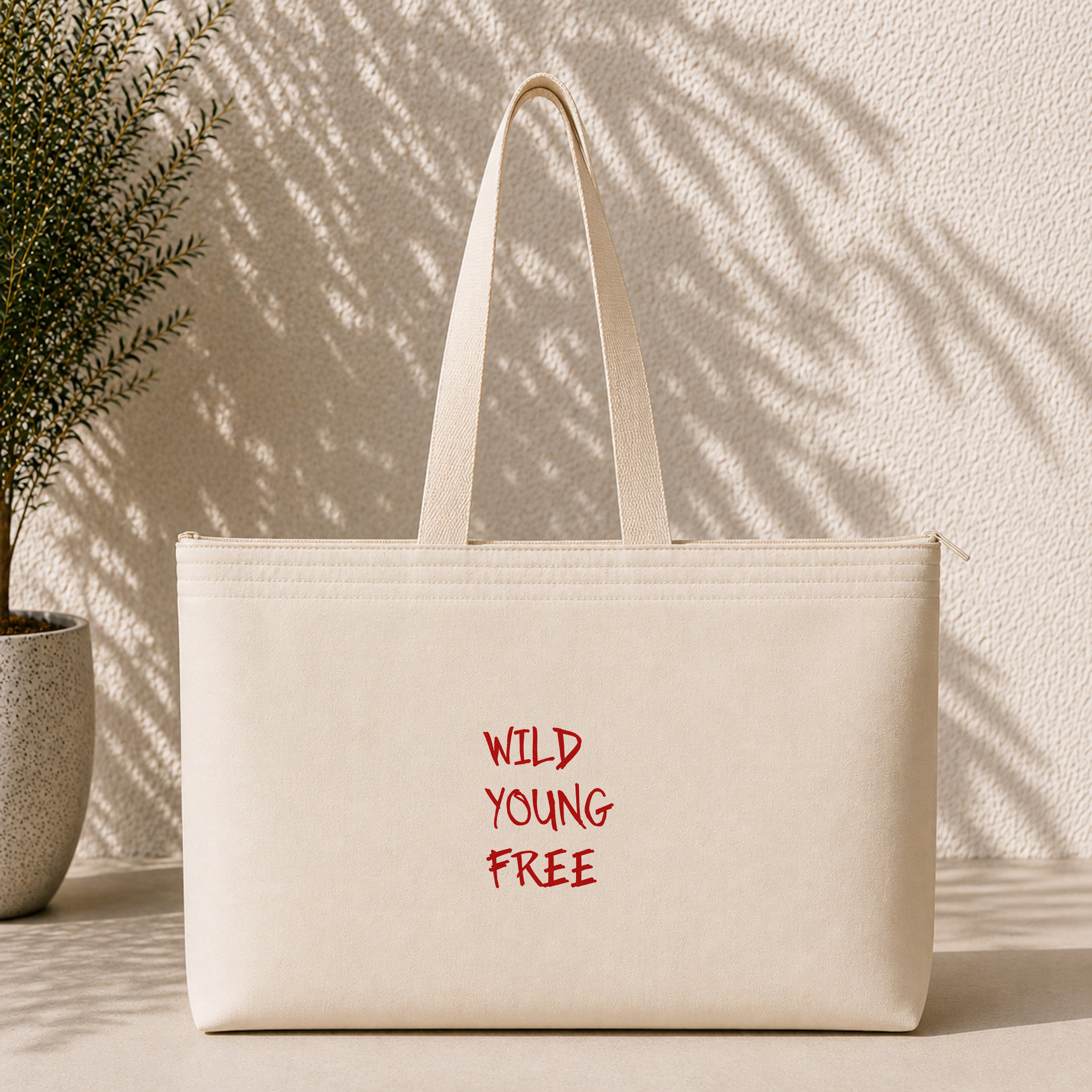 Young Wild Free Weekend Tote Bag – ön görünüm