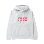 Your Hole Is My Goal Hoodie - Beyaz - ön görünüm