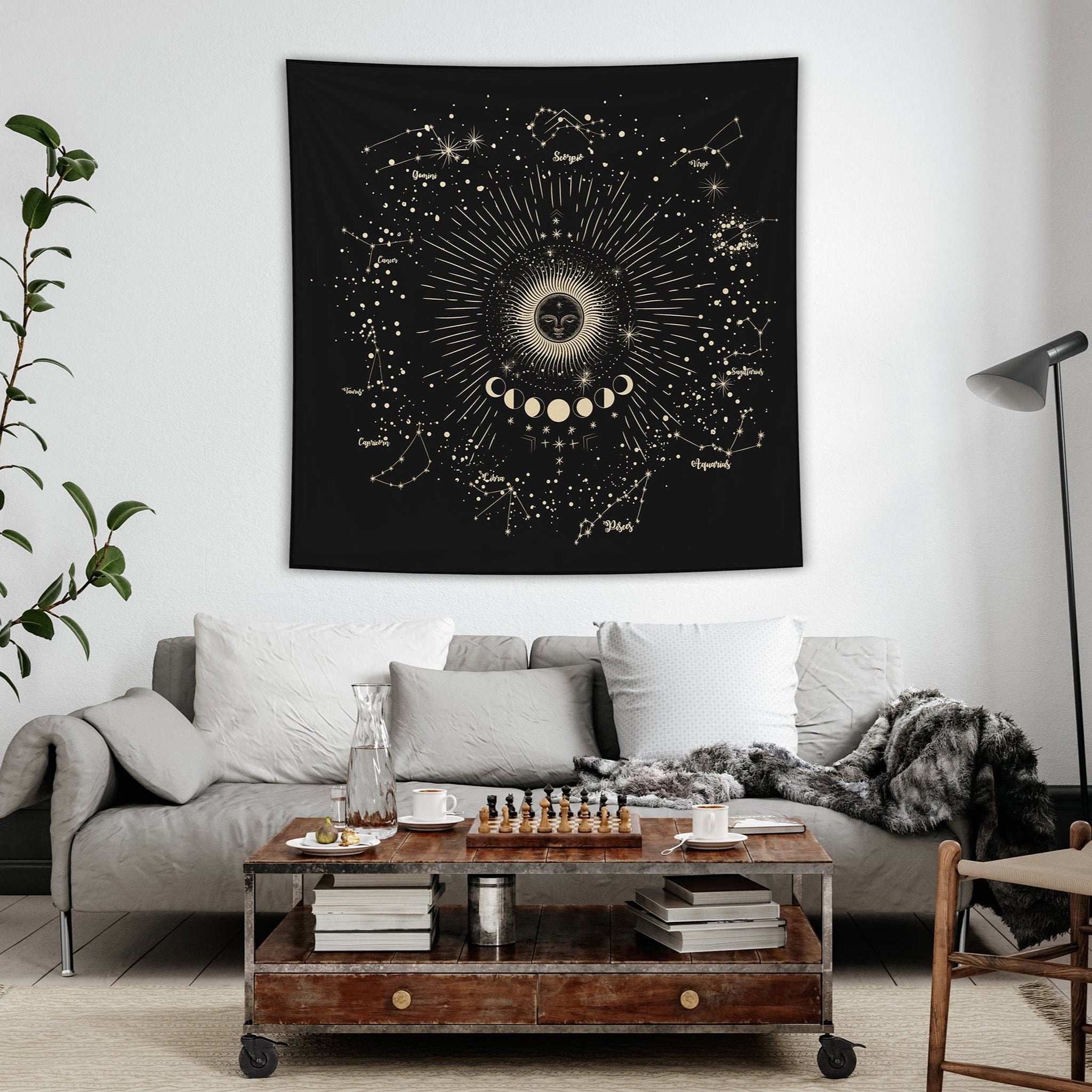 Zodiacs Duvar Örtüsü