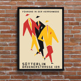 Bauhaus Sütterlin Badenerstrasse 109 Poster