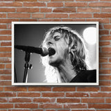 Kurt Cobain Amsterdam 1991 Poster