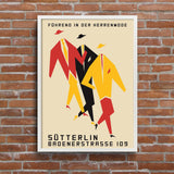 Bauhaus Sütterlin Badenerstrasse 109 Poster