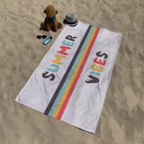 Summer Vibes / Retro Beach Towel