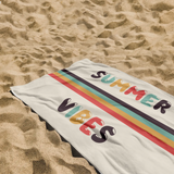 Summer Vibes / Retro Beach Towel