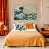 The Great Wave of Kanagawa Double Sided Throw Pillow Cover 2 Pieces