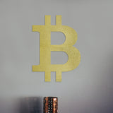 Bitcoin Gold - Metal Wall Decor