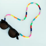 Colorful Sequenced Fimo Bead Eyeglass Lanyard