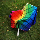 Colors of life - Rainbow Color Polar Tv Blanket