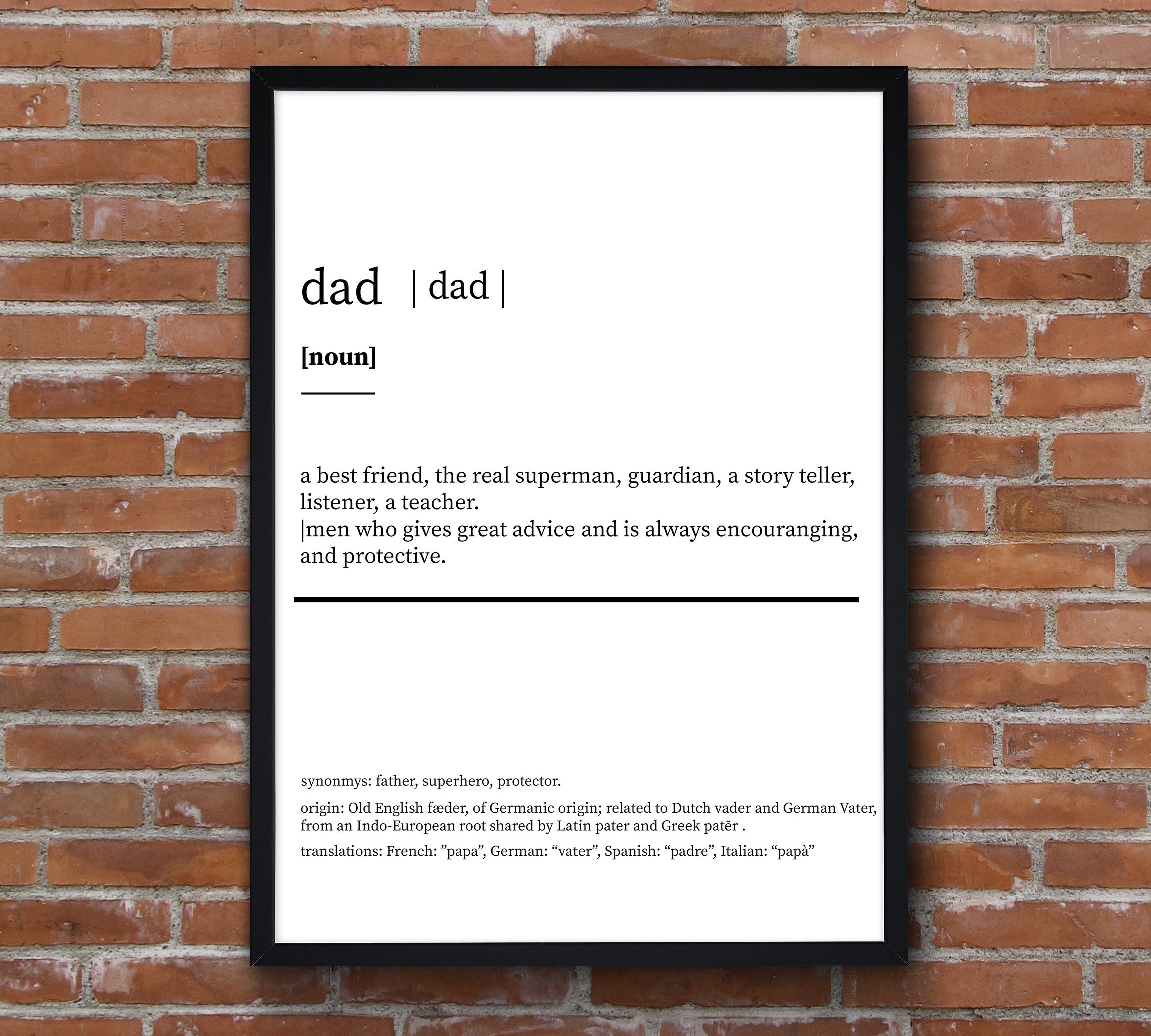 Dad - Sözlük Poster
