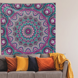 Purple Mandala - Mor Mandala Duvar Örtüsü