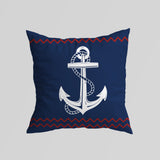 Capa Navy Blue v2 / Marine Themed Double-Sided Pillow Cover 2 Pieces