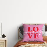 Love Yourself Pink Double-Sided Throw Pillow Cover 2 pcs