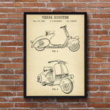 Vespa Motorsiklet Vintage