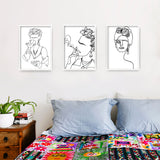 Drawing Frida Set of 3 Posters