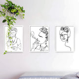 Drawing Frida Set of 3 Posters