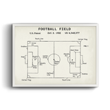 Football Field Ivory v2 - Football Field Poster