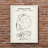 Football Gloves Ivory - Football Gloves Poster