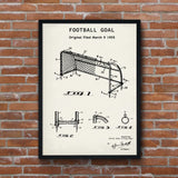 Football Goal Ivory - Kale Poster