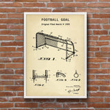 Football Goal Vintage - Kale Poster