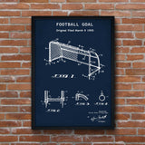 Football Goal Navyblue - Kale Poster