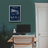 Football Goal Blueprint - Kale Poster