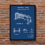 Football Goal Blueprint - Goal Poster