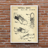 Football Boots Vintage - Football Boots Poster