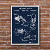 Football Boots Navyblue - Football Boots Poster