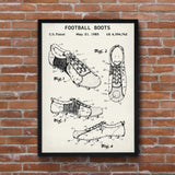 Football Boots Ivory - Krampon Poster