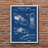 Football Boots Blueprint - Krampon Poster