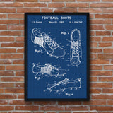 Football Boots Blueprint - Krampon Poster