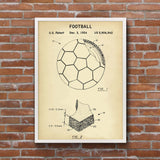 Football Vintage - Soccer Ball Poster