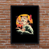 Kanagawa Cat - Kedili Poster