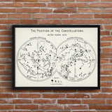 The Constellations Ivory - Yıldız Haritası Poster