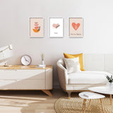 Love Set of 3 Poster