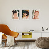 Pastel Ladies Set of 3 Poster