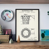 Basketball Net Ivory Poster