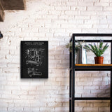 Espresso Machine Chalkboard Poster