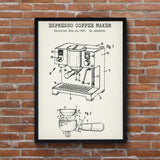 Espresso Machine Ivory Poster