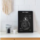 BB-8 Chalkboard Poster