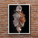 Blossom Skeleton Poster