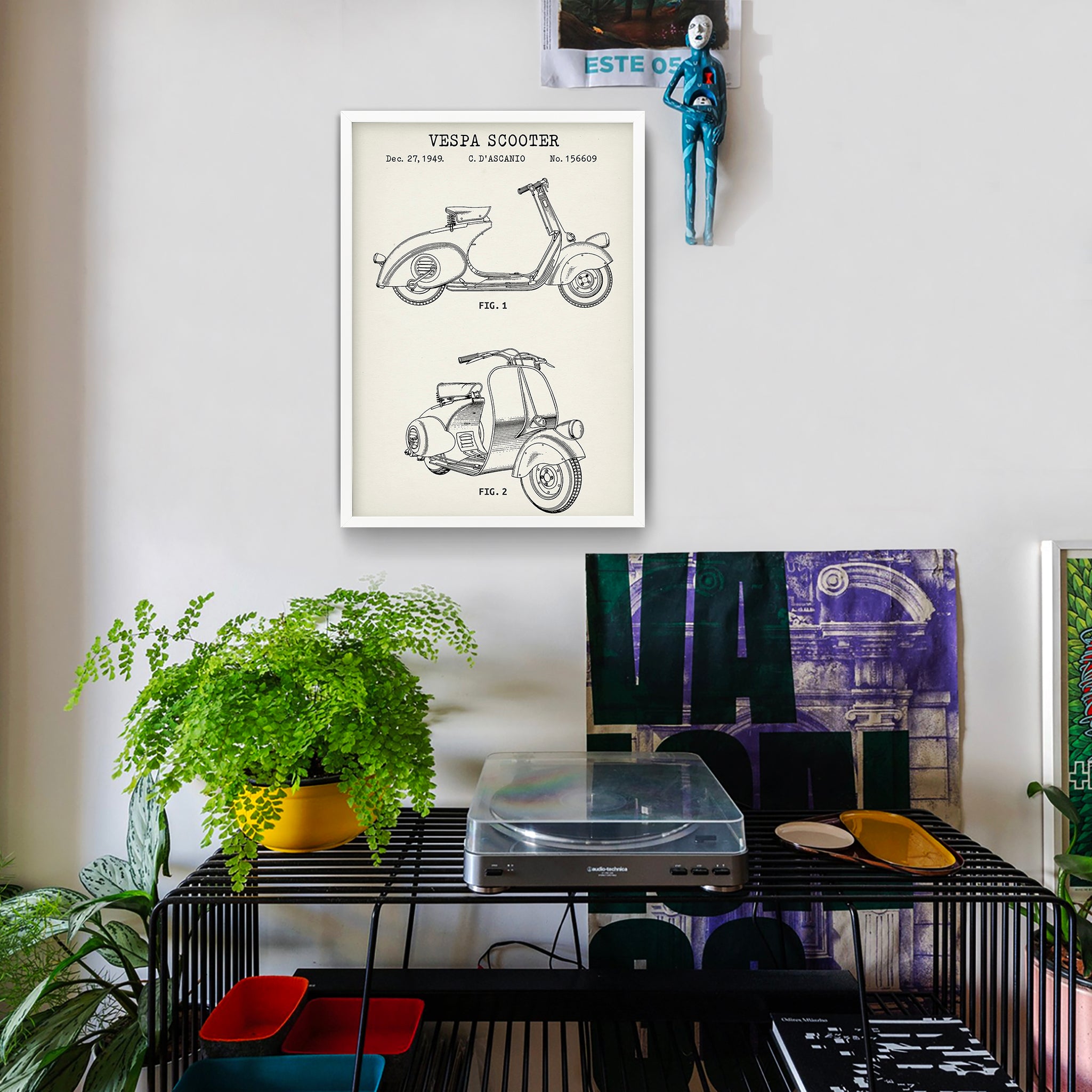 Ivory Poster Vespa Ivory - Motosiklet Poster | thelucidlab