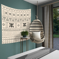 Light Aztec - Ethnic Pattern Wall Covering
