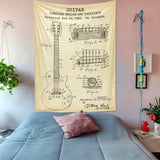 Gibson Les Paul Guitar Vintage Wall Cover