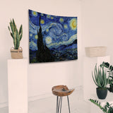 The Starry Night - Yıldızlı Gece Duvar Örtüsü