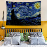 The Starry Night - Yıldızlı Gece Duvar Örtüsü