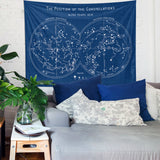 The Constellations Blueprint - Star Map Wallcovering